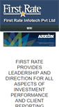 Mobile Screenshot of firstrateindia.com